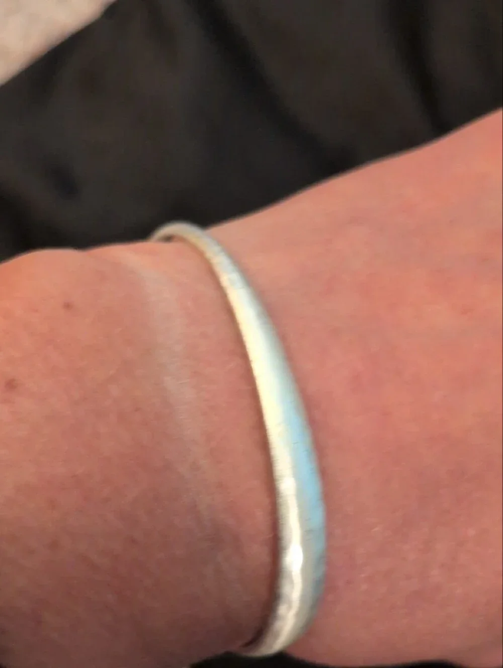 Kendra Scott Silver Tone Cuff Bracelet with Turquoise Pouch